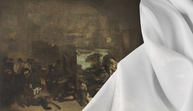 plongez au coeur de l'Atelier du Peintre de Gustave Courbet (timelapse)