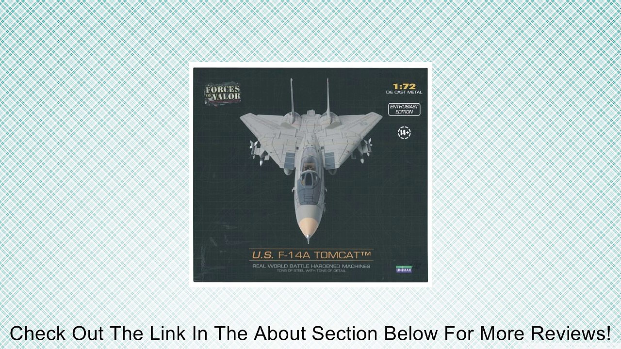 Forces of Valor U.S. F-14 Tomcat Aircraft (1:72 Scale) Review