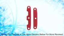 Traxxas 6823R Bulkhead Tie Bars Front and Rear Aluminum Red-Anodized, Slash 4x4 Review