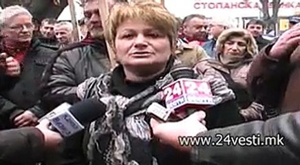 EUROKOMPOZIT NA PROTEST PRED OPSTINA