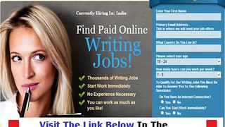Paid Online Writing Jobs  WHY YOU MUST WATCH NOW! Bonus + Discount