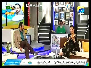 Bushra Ansari batate huye k wo kese mayus hui jab Pakistani idol me sab indian gane gate rahe