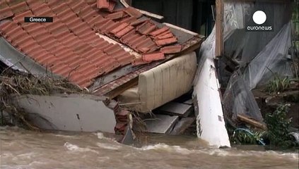 Intempéries et inondations de la Grèce au Royaume Uni