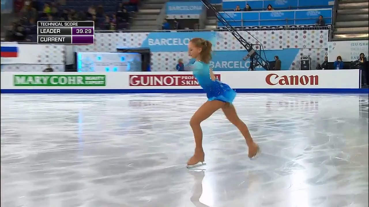 Serafima Sakhanovich JGP Final Barcelona 2014 SP