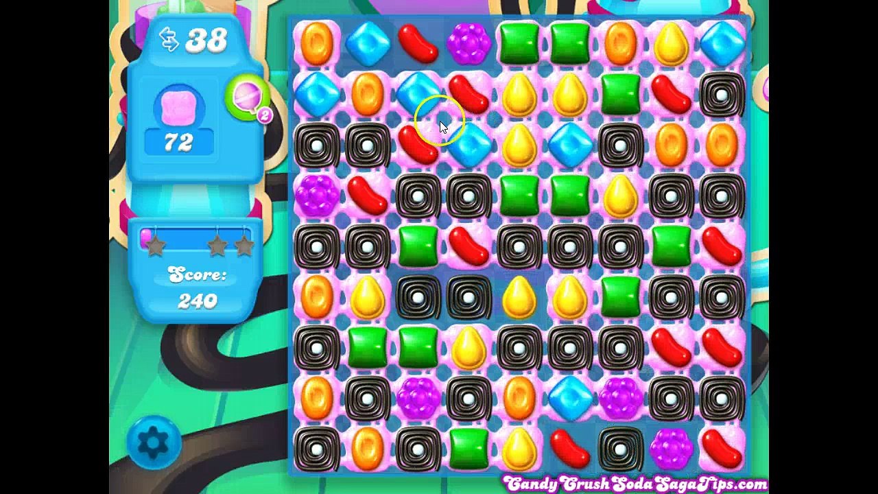 Candy Crush Soda Saga Level 194 No Boosters