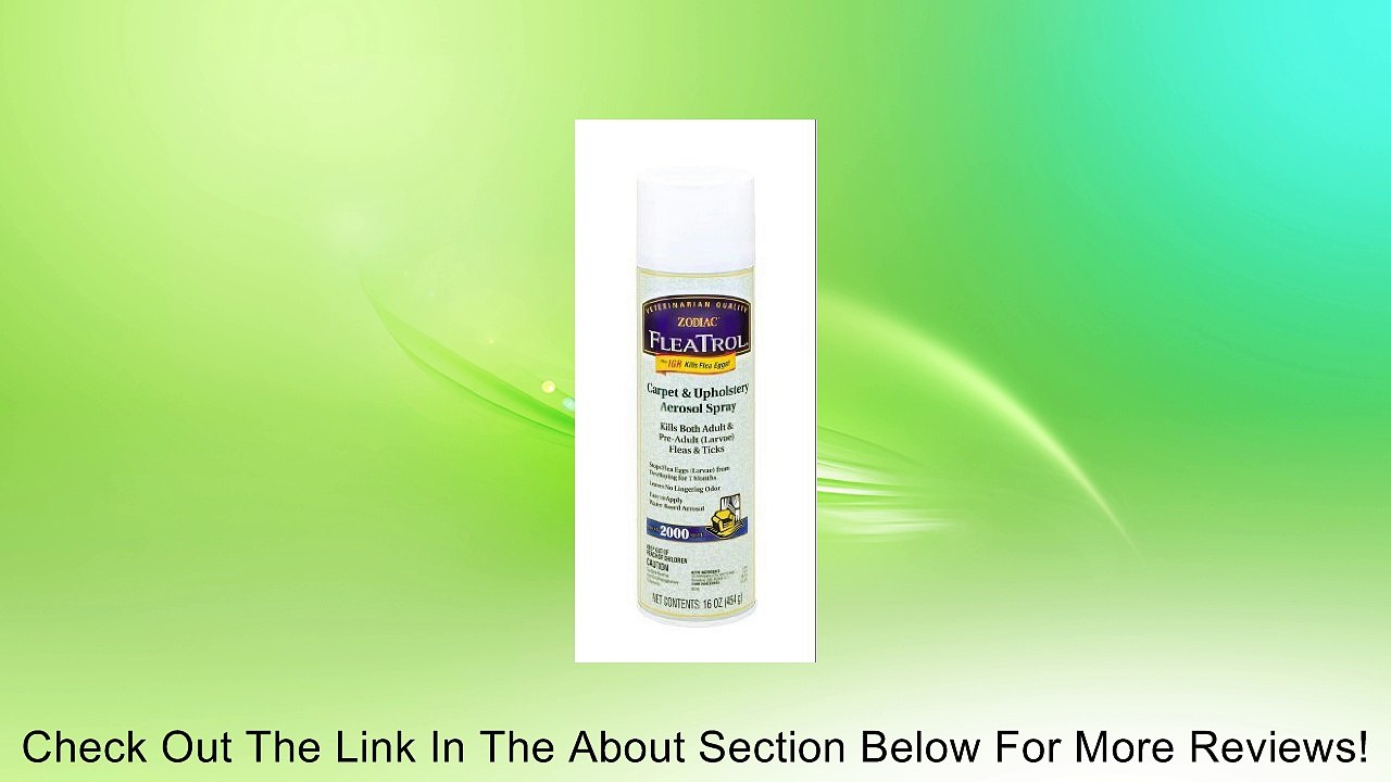 BND 599395 FARNAM PET - Zodiac Fleatrol Carpet & Upholstery Spray 100504139 Review