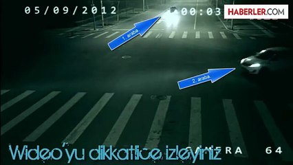 Esrarengiz Adamın Bisikletli Sürücüyü İnanılmaz Kurtarışı