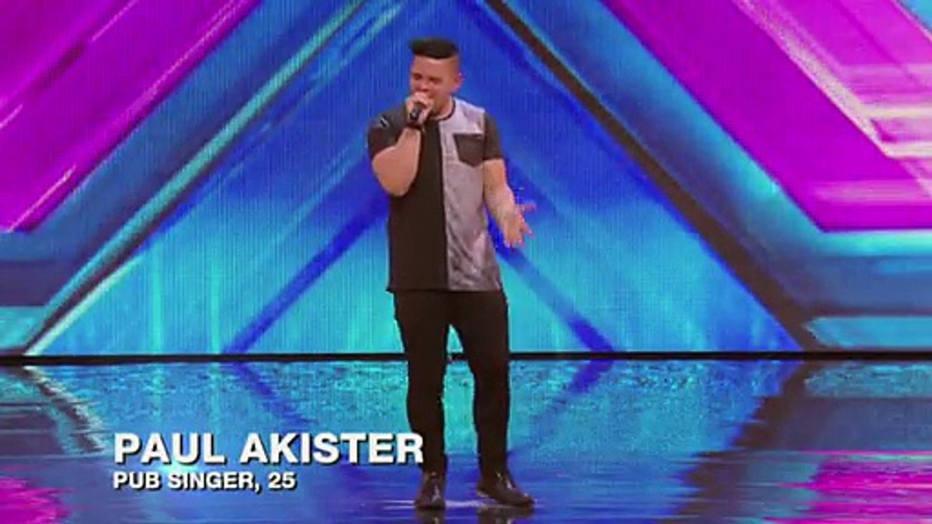 Paul Akister sings Marvin Gaye's Let's Get It On - Arena Auditions Wk 1 - The X Factor UK 
