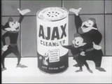 VINTAGE 1951 AJAX CLEANSER COMMERCIAL ~ ANIMATED
