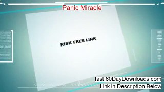 Panic Miracle 2014 (real review instant access)