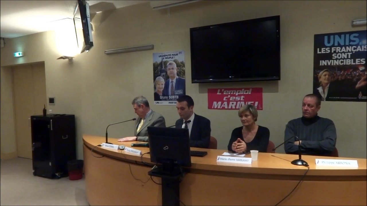 Conférence de presse de Florian Philippot