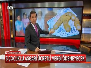 3 Çocuğu olan Asgari Ücretli artık Gelir Vergisi Ödemeyecek