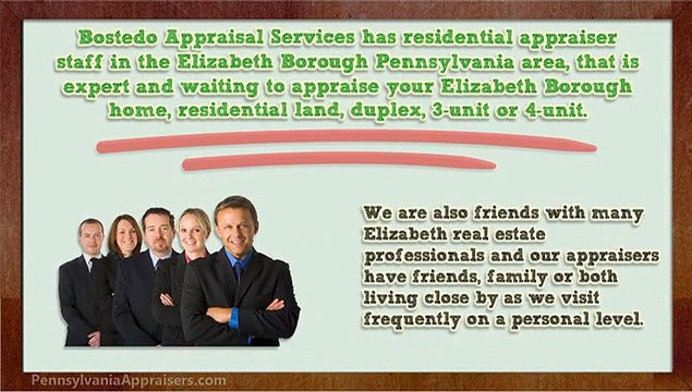 Elizabeth Borough Appraisers - 412-831-1500 - Appraisal Elizabeth Borough