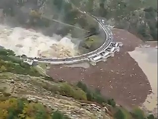 Top View of Dam Flood Gate | The Scary Sound of Water