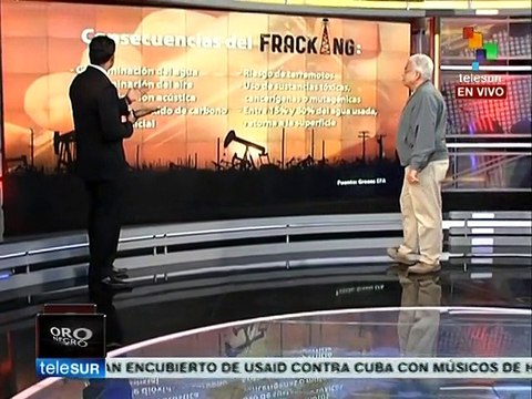 Experto explica devastadores efectos ambientales del fracking