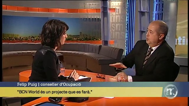 TV3 - Els Matins - Felip Puig: BCN World és un projecte que es farà