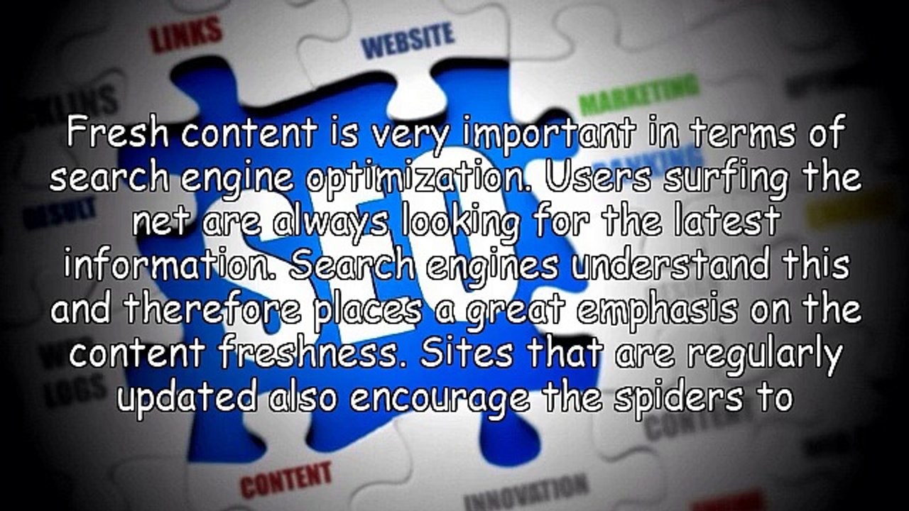 Creating Fresh Content for Search Engines