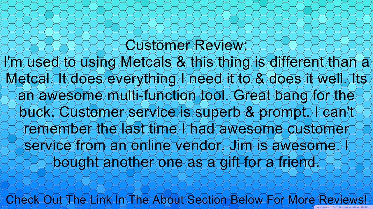 4 IN 1 - "X-TRONIC" MODEL #8080-XTS - HOT AIR REWORK & SOLDERING IRON STATION (CELSIUS/FAHRENHEIT), 30V-5A DC POWER SUPPLY & 50V-5A DC TEST METER - 10 SOLDERING TIPS - 4 HOT AIR NOZZLES - 1 ANTI-MAGNETIC TWEEZERS - 1 5X MAGNIFYING LAMP!!! Review