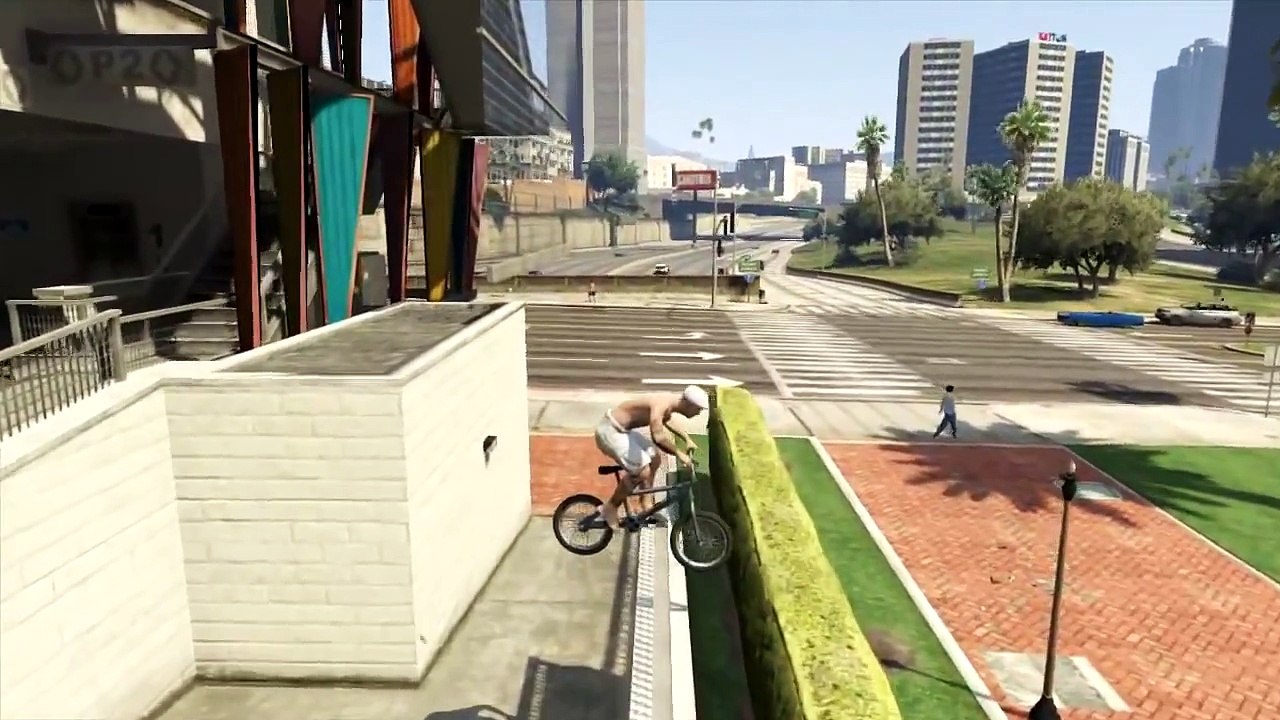 GTA 5 Stunts - BMX Stunt Montage By Dadou (Games)