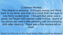 Realm 925 Sterling & or Plated Silver Cleaner Clean Polish Dip BIG New Review