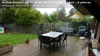 A vendre - Maison/villa - LA VILLE DU BOIS (91620) - 5 pièces - 95m²