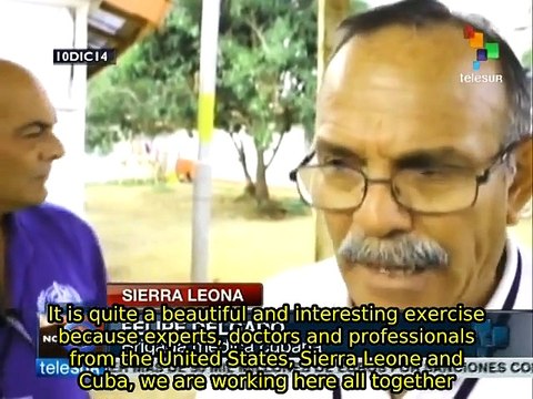 African, Cuban and US doctors fighting Ebola together in Sierra Leone