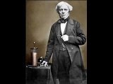 Colorisation of a photograph of Michael Faraday