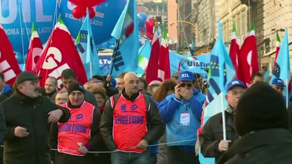 Thousands take to the streets of Italy to protest govt. policies