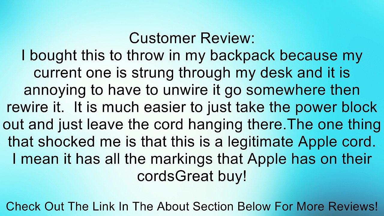 Ac Power Adapter Extension Wall Cord Cable for Apple Mac Ibook Macbook Pro Us Plug Review