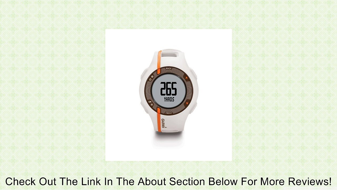 Garmin Approach S1 GPS Golf Watch (Preloaded with Canada Courses) Review