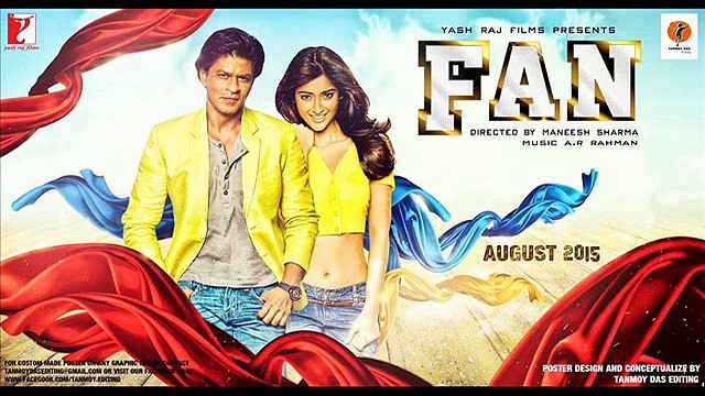 FAN - 2015 song- Nadiya Kinare Featuring Shahrukh khan