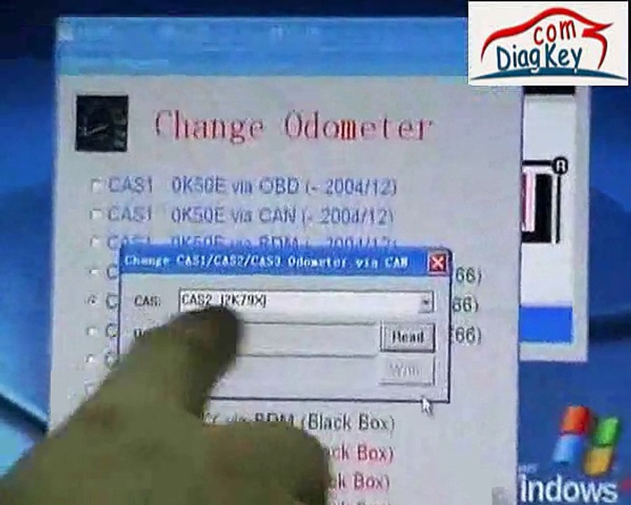 How to Change CAS Odometer with BMW CAS AK300 Key Maker