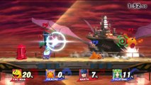 Super Smash Bros. For Wii U Ranked Online Wi-Fi Team Battle / Match / Fight - Playing As Pac-Man