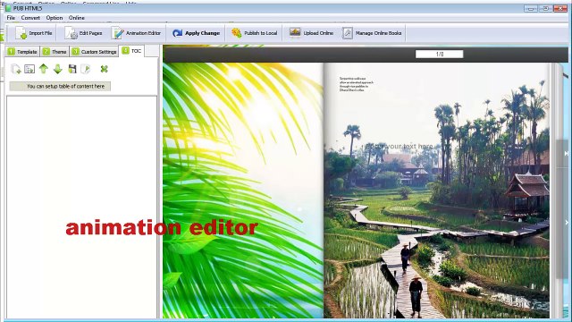 Free Catalog Software PUB HTML5 for Digital Reading