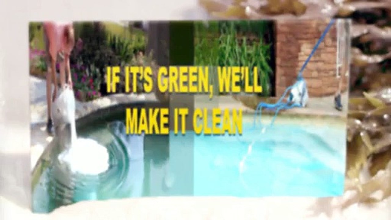 Swimming Pool Cleaning, Maintenance & Equipment Repair