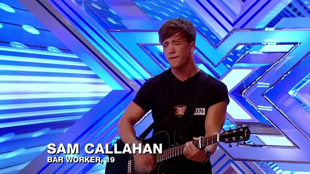 Sam Callahan sings You're Beautiful by James Blunt Room Auditions Week 4 The X Factor 2013 - Official Channel