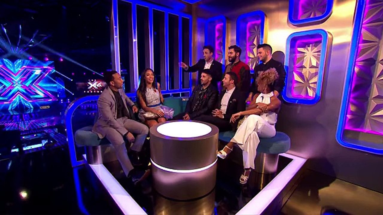 Sarah Jane and the contestants have a chat with John Legend - The Xtra Factor UK -Official Channel