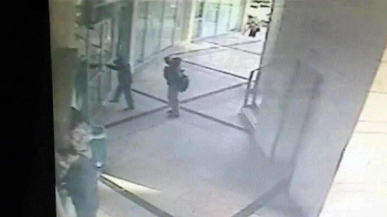Two young boys try to rob a bank in Israel with...