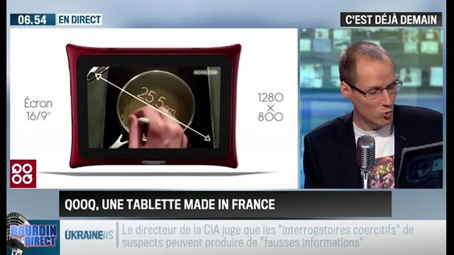 La chronique d'Anthony Morel: Qooq, une tablette culinaire made in France - 12/12