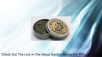 Honest Amish Extra Grit Beard Wax - All Natural and Organic - Hair Paste and Hair Control Wax Review