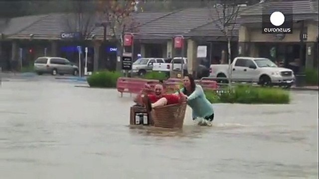 США: в Калифорнии бушует стихия