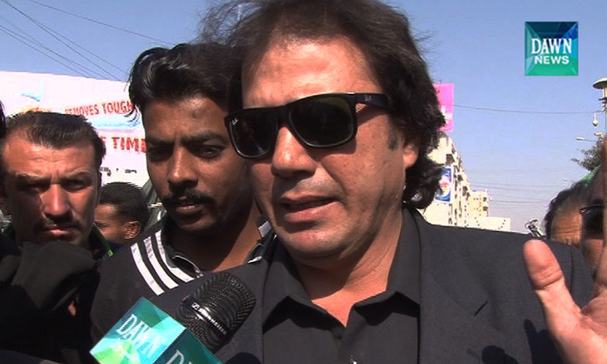 Imran khan parody in Karachi protest