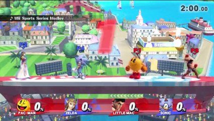 Super Smash Bros. For Wii U Ranked Online Wi-Fi Team Battle / Match / Fight - Playing As Pac-Man