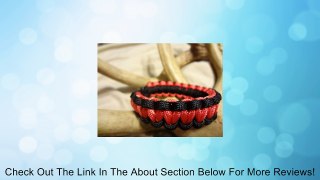 Paracord Survival Bracelet Black Border with Your Choice of Center Color, Choose Your Size, 27 Colors to Choose From By Bostonred2010 Review
