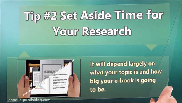 3 Tips to Help You do the Research to Write Your E-book