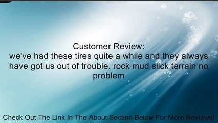 Pro Comp XTERRAIN Radial Tire - 35/13.50R18 Review