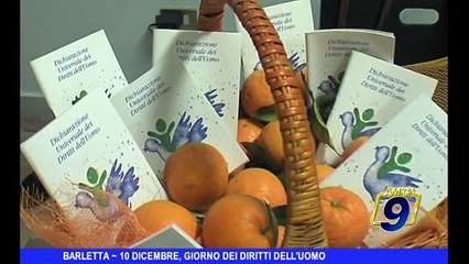 BARLETTA | 10 dicembre, giorno dei diritti dell'uomo
