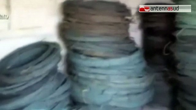 TG 11.12.14 Ruba cavi di rame da un capannone, arrestato a Barletta