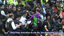 Hong Kong: évacuation du site des 