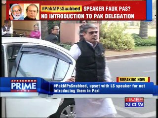 Pakistan MPs upset over welcome